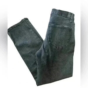 Madewell Women’s Straight Leg Jean Mid Rise  Denim Dark Wash Black Size 25